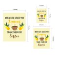 thumbnail image 7 of Designs ByLITA When Life Gives You Lemons Trade Them For Coffee, 11 x 14 White Wall Print (Framed) | Funny Coffee Home & Office Decor, 7 of 7
