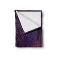 thumbnail image 2 of Dark Purple Soft Flannel Fleece Blanket, Continuing Forest Pattern in Repetition Colorful Contours on Plain Background, Cozy Plush for Indoor and Outdoor Use, 50" x 70", Multicolor, by Ambesonne, 2 of 6
