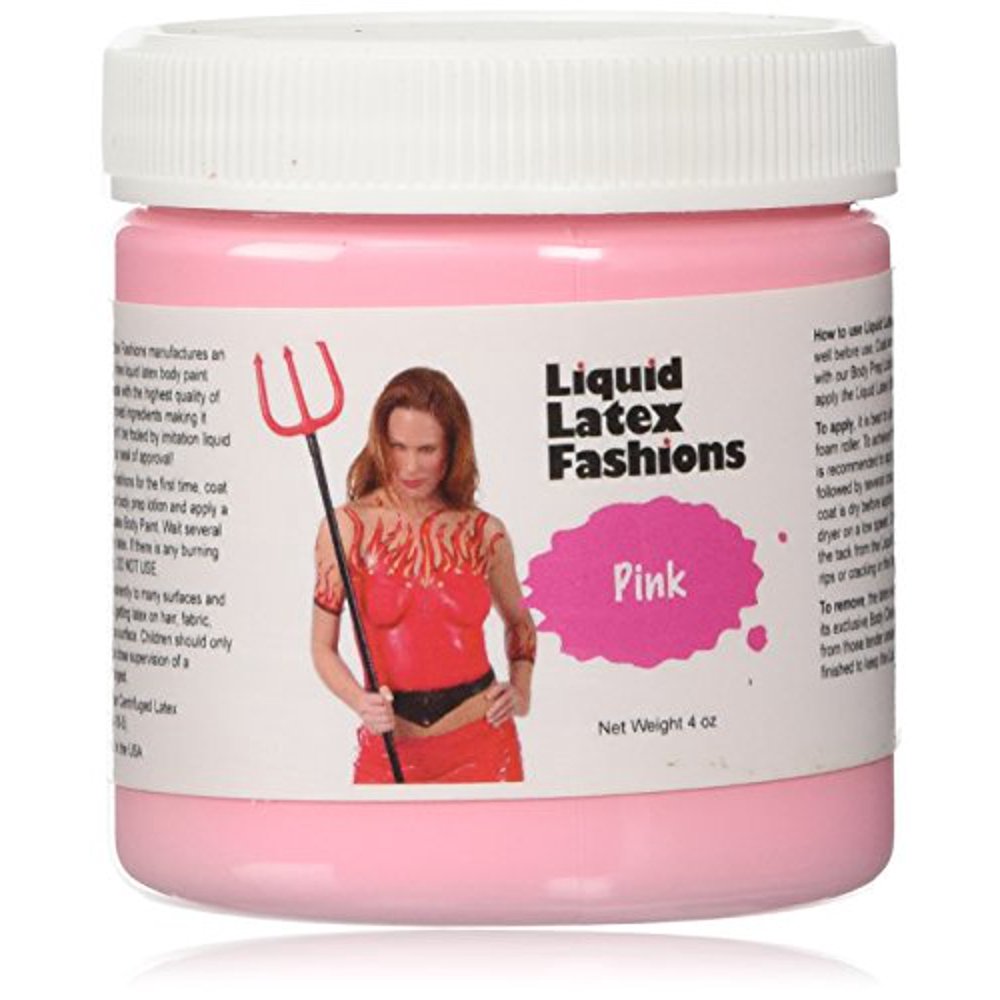 Ammonia Free Liquid Latex Body Paint 4oz Pink