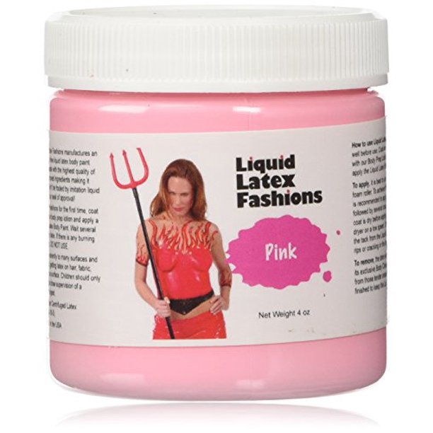 Ammonia Free Liquid Latex Body Paint 4oz Pink