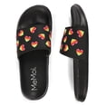 thumbnail image 4 of MeMoi Women's Rainbow Heart Lightweight Slides - Womens - Female, 4 of 5