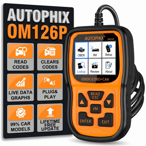 Autophix OBD2 Scanner OM126P Enhanced Check Engine Code Reader Auto Diagnostic Scanner Car Diagnostic Tool