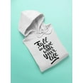 thumbnail image 3 of Fall In Love With Your Life.  Hoodie Women -Image by Shutterstock, Female Medium, 3 of 4