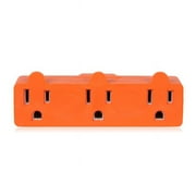 Maxxima Heavy Duty 3 Outlet Grounded Plug Adapter (Pack of 4)