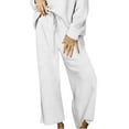 thumbnail image 1 of Simua Womens Pants Drawstring Elastic Waist Active Sport Casual Wide Leg Trousers with Pockets, 1 of 5