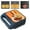 Blue, variant on Heynemo Versatile 3-in-1 Waffle Maker & Panini Press, 850W Electric Sandwich Maker with Removable Non-Stick Plates, Tempered Glass Lid, Cool Touch Handle & Easy Cleanup