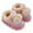 Pink, variant on Otqutp Kids Cute Slippers Girls Fuzzy Plush Bunny Ear Platform Heeled Slipper Winter Warm Comfort Furry Non Slip House Shoes