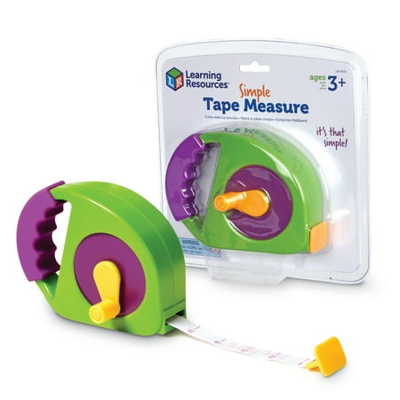 Learning Resources Simple Tape Measure, Kids Tape Measure, Ages 3+
