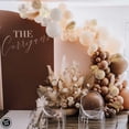 thumbnail image 2 of Neutral Brown Balloon Garland Arch Kit with White, Tan, Brown, Gold Confetti Balloons, 2 of 7
