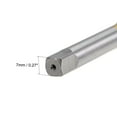 thumbnail image 4 of Uxcell Spiral Point Plug Threading Tap UNC 1/2-13 Thread, Ground Threads H2 3 Flutes, HSS 6542 Titanium Coated, 2pcs, 4 of 6
