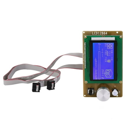 Multicolor Upgraded 3D Printer Smart Display Screen Controller Module With Cable For Anet