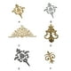 thumbnail image 4 of Minnieouse Accesorio para la cabeza, 2 uds., coronas, cuentas de filigrana, colgante de adorno decorativo DIY, pieza de vestir que combina con todo, Navidad Accesorios de disfraces Dorado B363 Minnieouse AP016597-06, 4 of 6