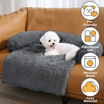 MAXVINI Dogs/Cats Bed Mats, Dog Pad Washable Removable Couch Cover, Plush Long Fur Mat for Pets, Waterproof Lining, Perfect for Small, Medium and Large Dogs and Cats