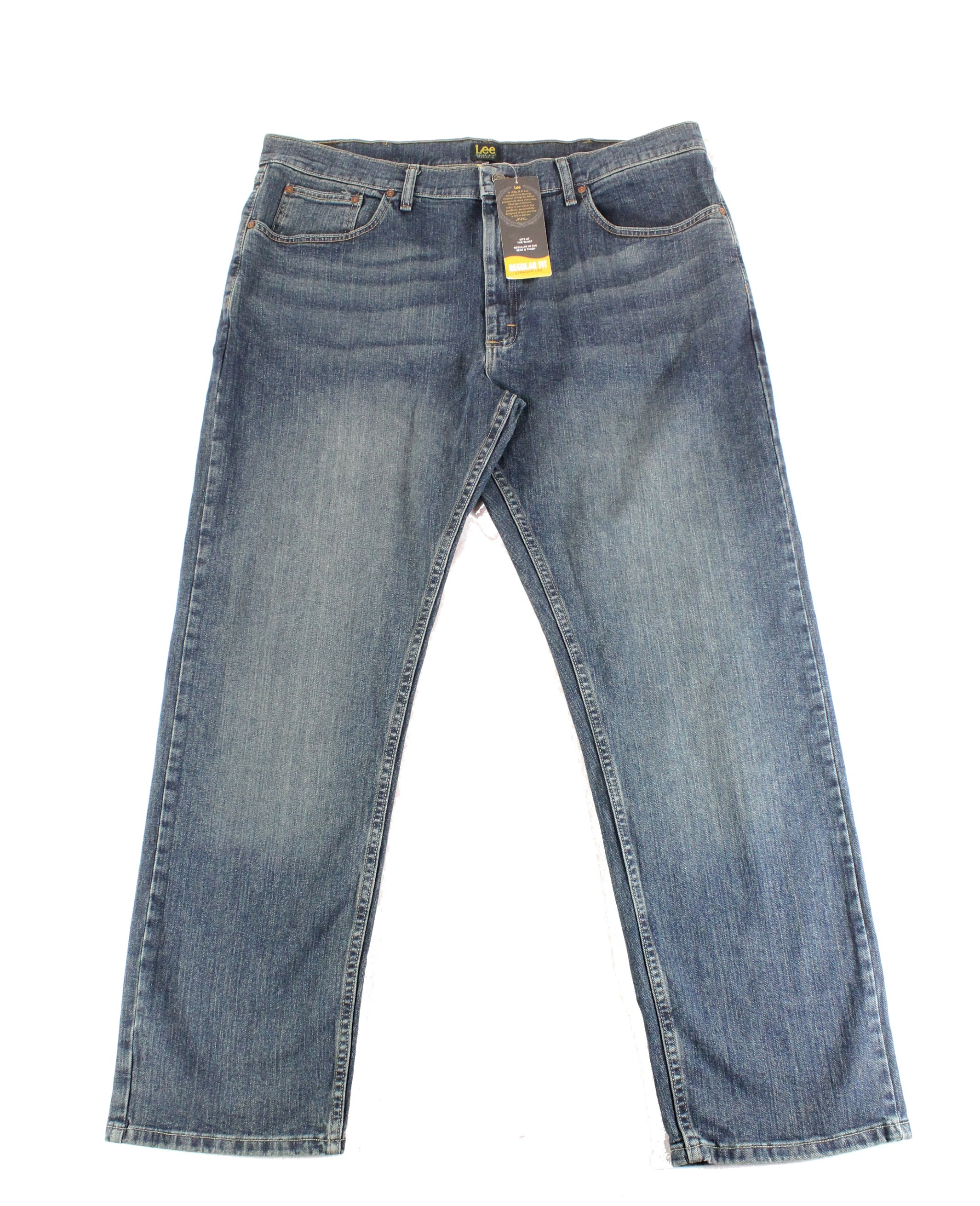 Lee Mens 40X32 Premium Select Regular Straight Leg Jeans - Walmart.com