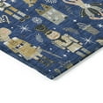 thumbnail image 3 of Addison Rugs Chantille Indoor/Outdoor Transitional Holiday Navy Machine Washable Runner Rug, 2'3" x 7'6", 3 of 7