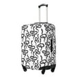 thumbnail image 1 of Fotbe Hand Drawn Snake Funda Protectora para Equipaje, Antirrayones y Resistente a la Suciedad, Compatible con Maletas de 18 a 32 Pulgadas-Medium, 1 of 7