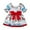 Light Blue, variant on Odeerbi Girls Dress Baby Girls Clothes Toddler Christmas Cartoon Santa Print Bow-knot Princess Short Sleeve Dress Light Blue