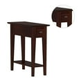thumbnail image 4 of Simple Relax Wooden Side Table with 1 Drawer in Dark Cherry, 4 of 5