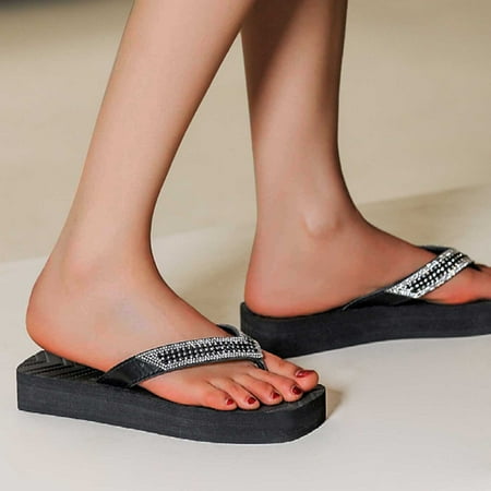 

Gubotare Women Slippers Women s Casual Strappy Sandal Black