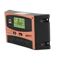 thumbnail image 2 of LAFGUR MPPT Charge Controller, 12V/24V MPPT Battery Charger, For Solar Panels For Outdoor Generator, 2 of 8