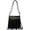 A-black, variant on Women's Hobo Bag Leather Shoulder Crossbody Bag Fashion Tassel Purse Handbag Totes Bohemian Style Satchels
