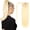 14inch70g, variant on Natural Human Hair Ponytail Hair Extensions #613 Brazilian Remy Wrap Pony Clip In Hair Extension