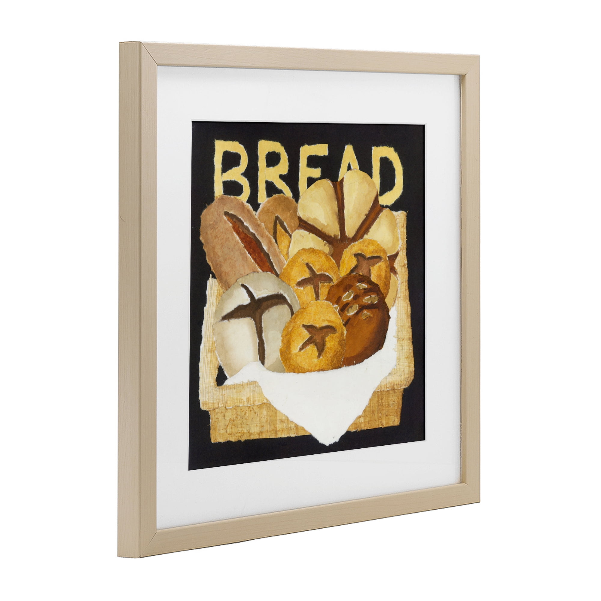 Stupell Industries Bread Assorted Box Birch Framed Print Under Glass, design by Nancy Overton