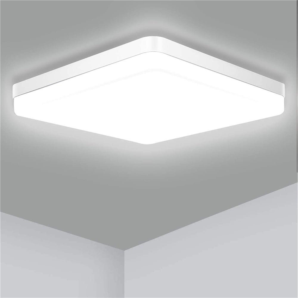 Ouyulong 36W 9 Inch LED Ceiling Light 4000K Flush Mount Lighting Lamp Fixture for Bathroom Kitchen, Bulbs Included, Natural White