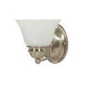 Nuvo Empire ES - 1 Light 7 inch Vanity w/ Alabaster Glass - (1) 13w GU24 Lamp Included