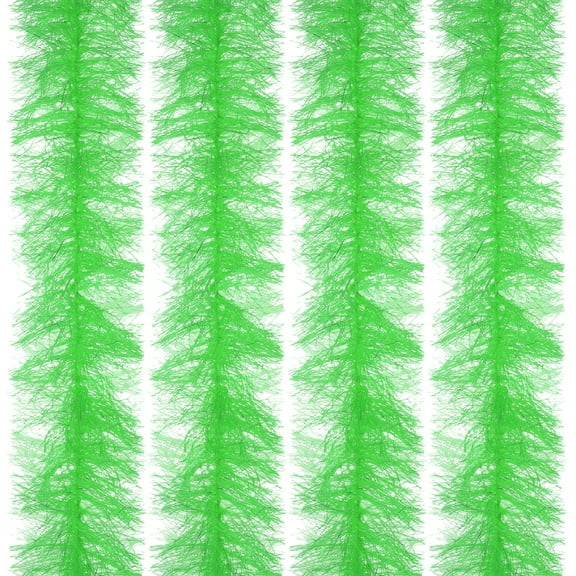 Uxcell 6.6Ft Feather Boa, 4 Pcs Artificial Fluffy Feather Boas Party Decorations for DIY Crafts, Wedding Costume, Christmas, Concert, Halloween, Home Decor, Fruit Green