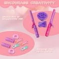 thumbnail image 3 of Joyfy 17 Pcs Girls Beauty Hair Salon Toy Set, Realistic Girl Beauty Salon Playset Hair Styling Set, Fashion Cutting Makeup Party Favors, Christmas Birthday Gift for Girl, 3 of 8
