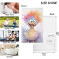 thumbnail image 3 of SKYSONIC Watercolor Cute Bird Hand Towels 2 Pack, Cotton Bath Towel for Drying Face Hands Body ,Absorbent Lightweight Towels for Bathroom Ktichen Travel Gym, 16"x28", 3 of 7