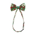 thumbnail image 3 of Christmas Suspenders and Bow Tie Set - Green with Candy Cane, Snowflake, Ornament Prints - Festive Holiday Costume Accessory for Men Boys, 3 of 4