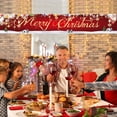 thumbnail image 4 of Decoración de pancarta navideña, pancarta de Feliz Navidad, pancarta de Navidad afuera, pancarta de Navidad Feliz Navidad, pancarta de Navidad para balcón, decoración navideña para jardín, 4 of 6