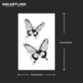 thumbnail image 4 of WWS-Tattoo Tech, 2 Sheets Medium Semi Permanent Tattoo, Adult Art Design Temporary Tattoos, Lasts 1-2 Weeks, Waterproof, Realistic Look, No Adhesive, No Reflection (Butterfly Design), 4 of 4