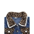thumbnail image 5 of Bagilaanoe 2pcs Toddler Baby Girl Short Pants Set Sleeveless Leopard Print Vest Tops + Shorts 1T 2T 3T 4T 5T 6T Kids Casual Summer Denim Outfits, 5 of 8