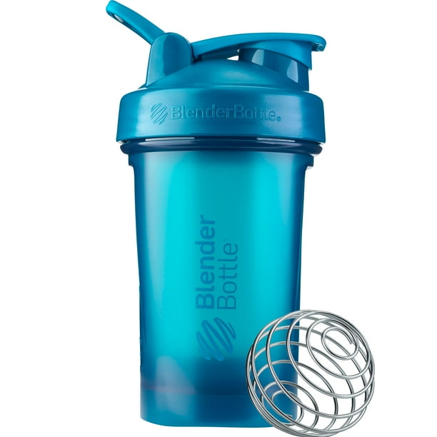 BlenderBottle Classic V2 20 Oz Ocean Blue Solid Print Shaker Cup with