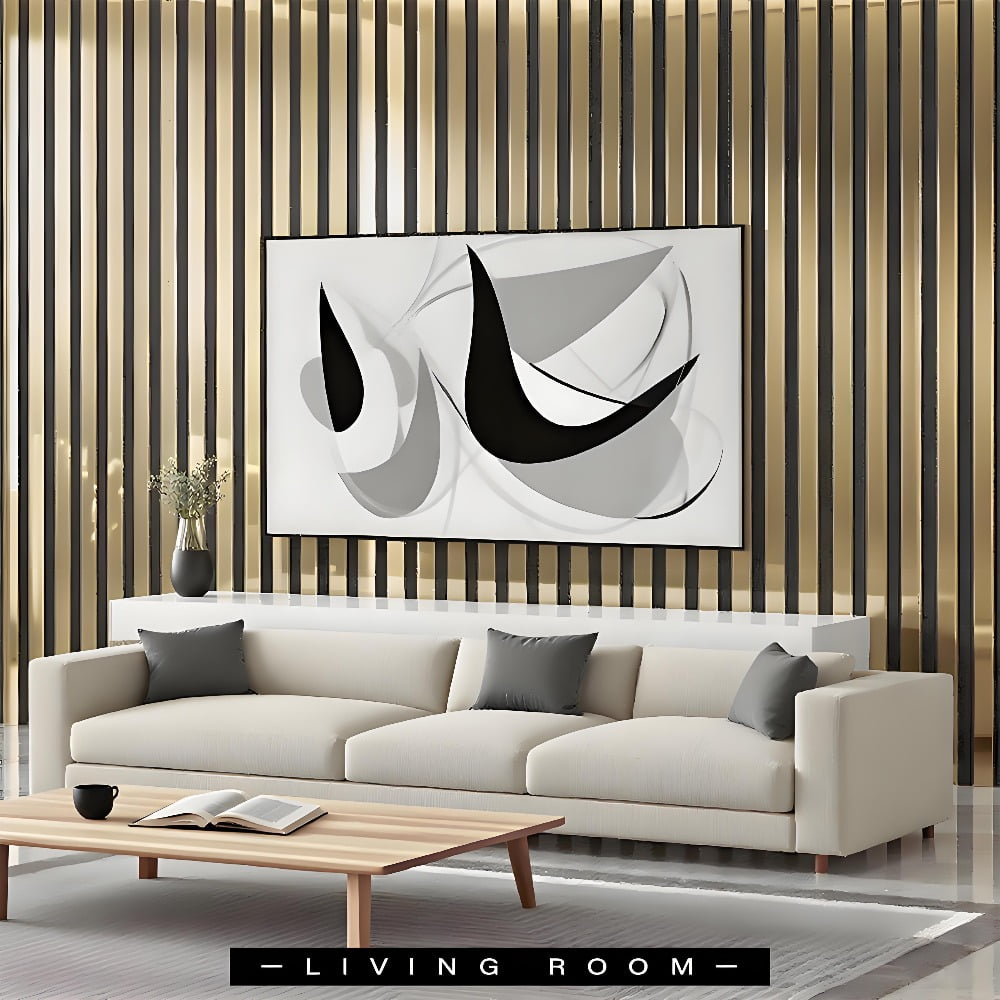 1/2/3 Rolls Package, 3D Stereo Carved Metal Groove Wall Stickers Sound-Absorbing & Noise-Reducing PVC Material, Peel-and-Stick Thickened Version, Suitable for Kitchen Walls, Bathroom Walls, Living Ro
