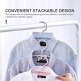 thumbnail image 4 of 10PCS Home Clothes Hanger Stackable Hanger Anti-skid Wardrobe Hangers Multi Functional Closet Coat Hangers for Dormitory Bedroom Bathroom, 4 of 5