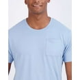 thumbnail image 4 of Real Essentials 4 Pack: Men's Cotton Performance Short Sleeve Crew Neck Pocket T-Shirt Athletic Top (Available in Big & Tall), 4 of 6