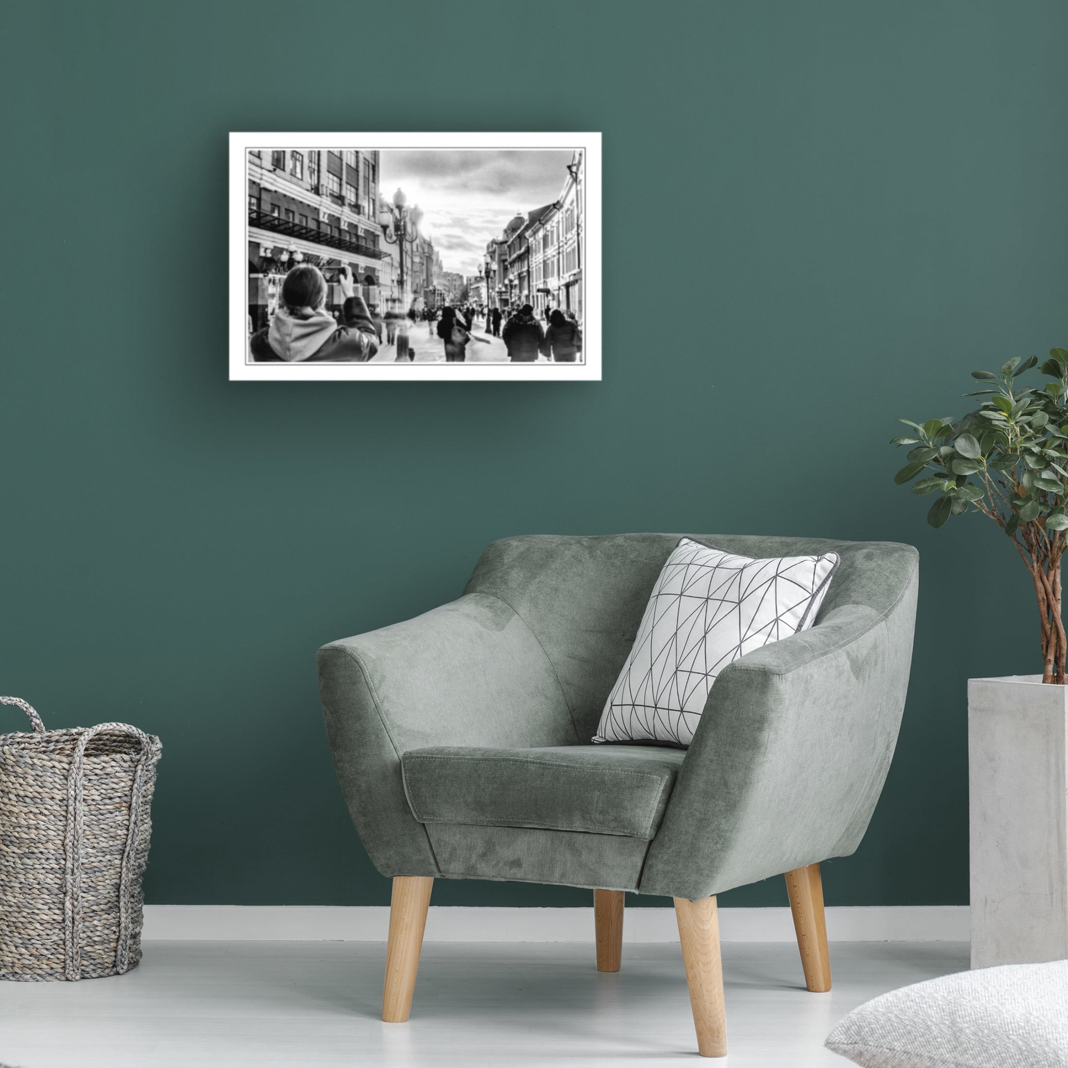 Canvas Wall Art - Yury A Melnikov 'City A Photo To Remember' Wall Art for Living Room, Bedroom, or Office Décor by Trademark Fine Art - 19 x 12 Inches