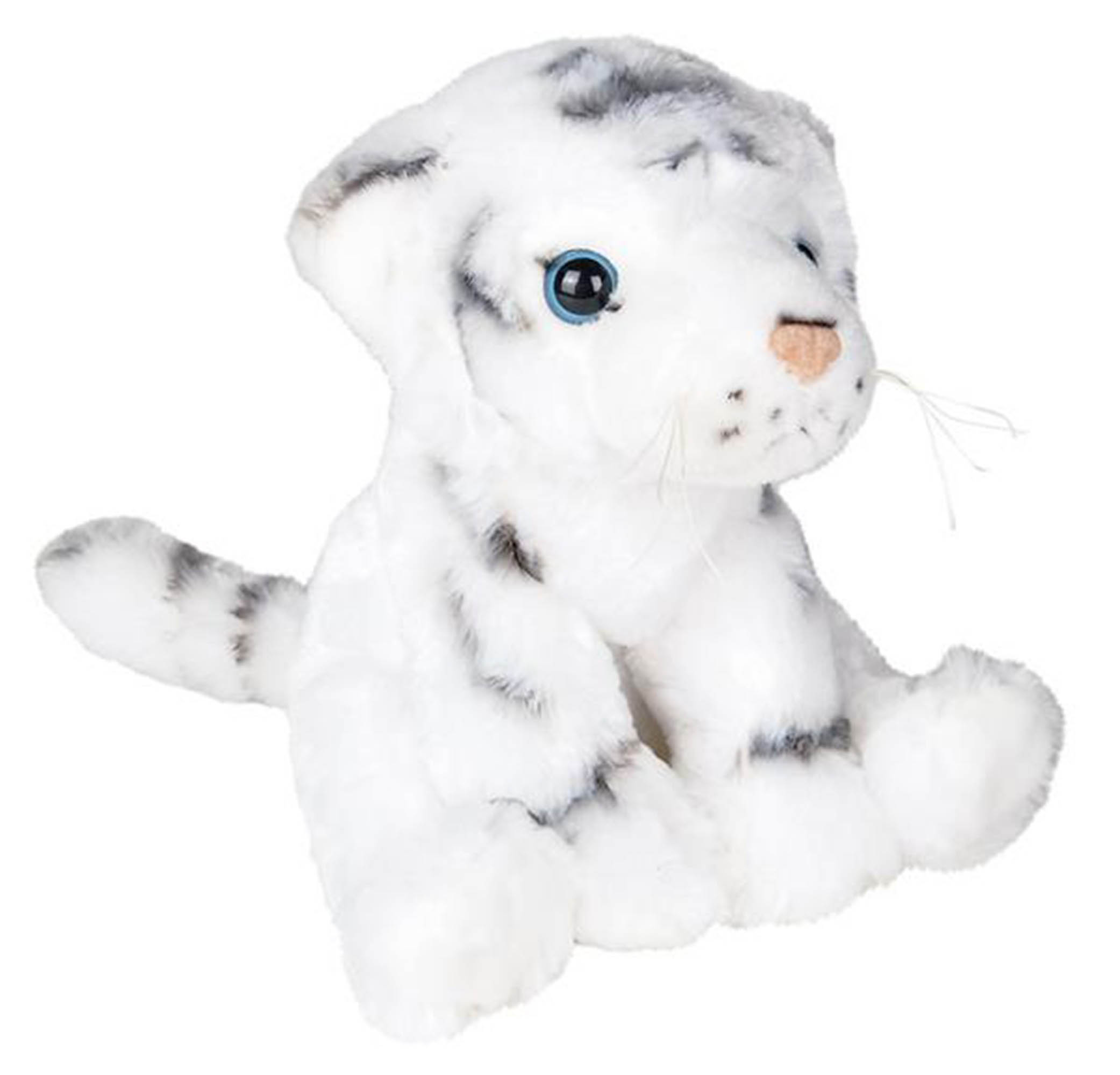 Wildlife Tree 8" White Tiger Stuffed Animal Plush Floppy Zoo Species