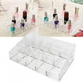 thumbnail image 1 of Nail Polish Rack, Nail Polish Storage Nail Polish Set Organizer, Nail Polish Holder Organizer 15 Grids Durable Bathroom Dressing Room For Daily Use Wardrobe, 1 of 8