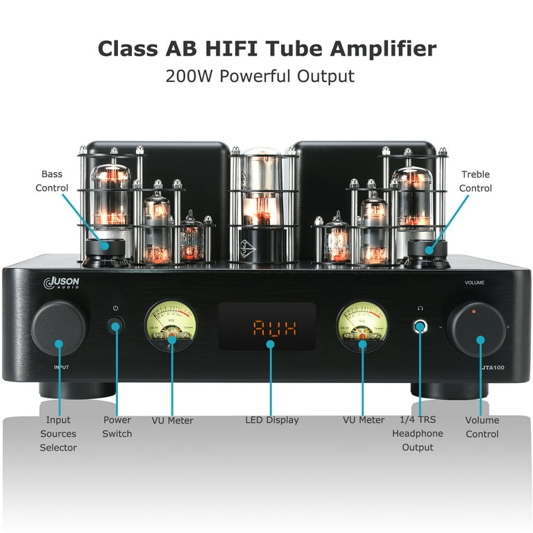 【美品】JUSON AUDIO JTA100 プリメインアンプ Juson Audio JTA100 2025 200W Vacuum Tube Amplifier Hybrid Class AB