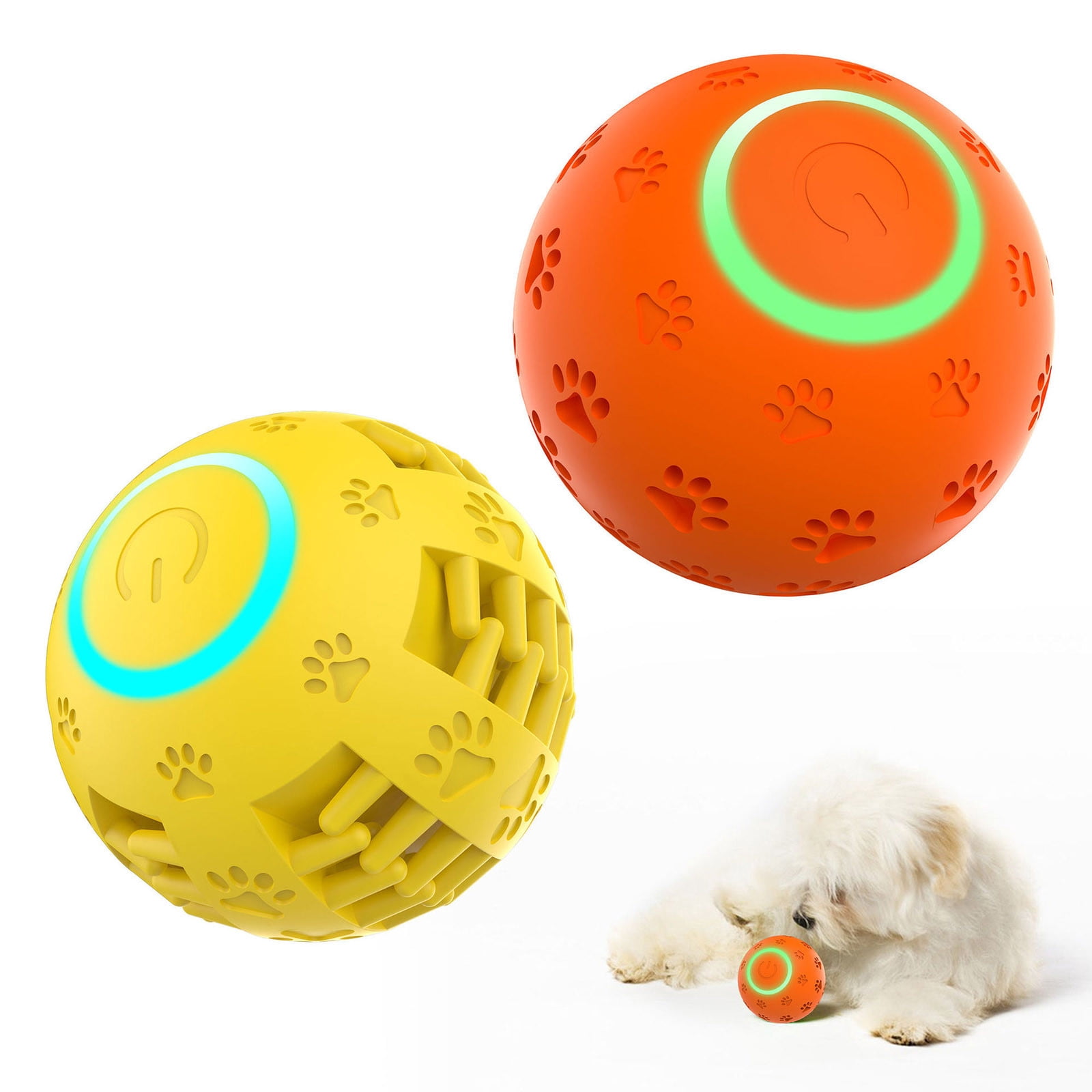 2025 Interactive Dog Toy Large Pet Sports Self Activating Bouncing Jumping Rolling for