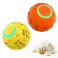 thumbnail image 3 of KMWGRE Large Self Activating Dog Toy Bouncing Jumping Rolling Sports Interactive Play Pet Supply Orange 7.5x7.5cm, 3 of 3