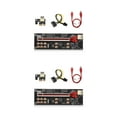 thumbnail image 4 of Maoww PCI-E 1X to 16X Adapter Card 10 Capacitor PCI- Extension Board Extender with USB Cable Fast Speed Mining Equipment Red 2Set, 4 of 6