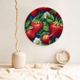 thumbnail image 5 of Disketp Strawberry2 Ceramic Plate Dinner Plates Bone China Decorative Plates Art Ceramic Ornaments for Wall Hanging Decoration -8in, 5 of 6