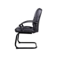 thumbnail image 5 of Boss Office Products Black Mid Back Guest Reception Waiting Room Chair with Cantilever Base, 5 of 7