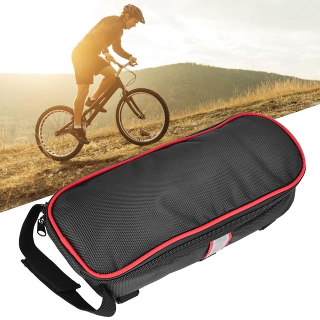 Bolsa de almacenamiento para bicicletas, tela Oxford negra, bolsa para controlador de bicicleta, bolsa para controlador de bicicleta eléctrica, máxima comodidad